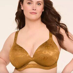 NWT Torrid Cacique Bronze Plunge Comfort Bliss Bra 40C